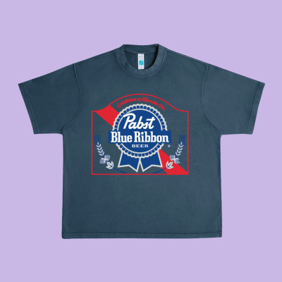Pabst Blue Ribbon 1 Urban Heavy Tee Designed By Artchic
