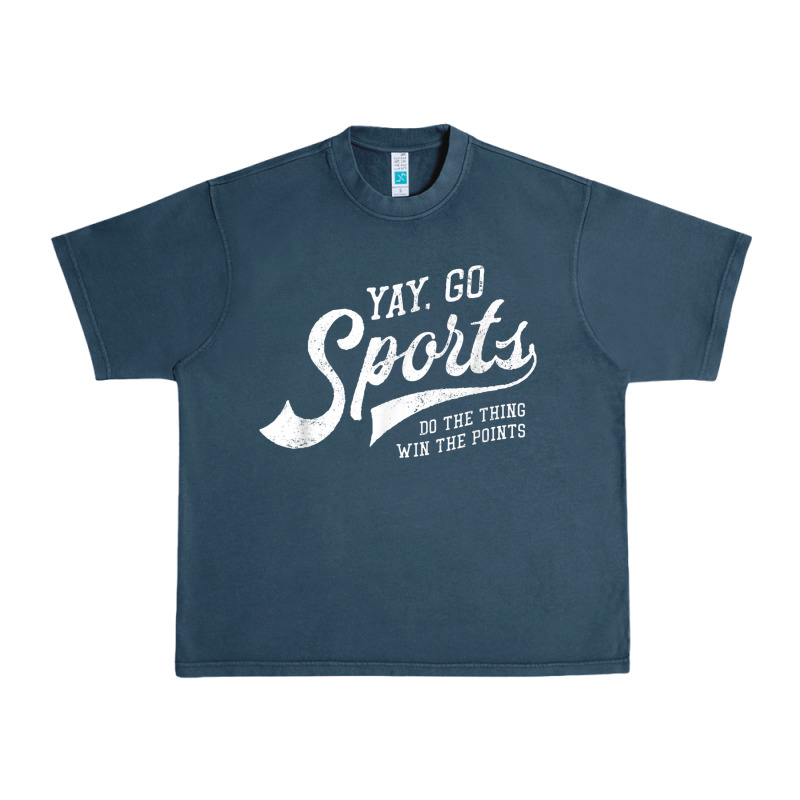 Yay Go Sports Vintage Funny Sports Urban Heavy Tee by ArtChic | Teevron