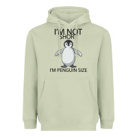 Matcha I'm Not Short I'm Penguin Size Heavyweight Hoodie - Bettercallsaul