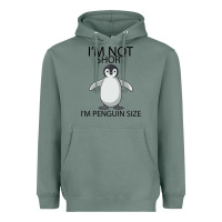 Sage I'm Not Short I'm Penguin Size Heavyweight Hoodie - Bettercallsaul