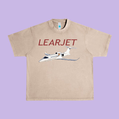 Learjet Airplane Flying Pilot Long Sleeve T Shirt Urban Heavy Tee Designed By Artchic