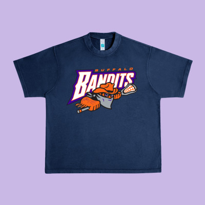 The Lacrosse Buffalo Bandits Urban Heavy Tee Designed By Artchic