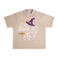 French Oak if the broom fit fly it Urban Heavy Tee - ArtChic