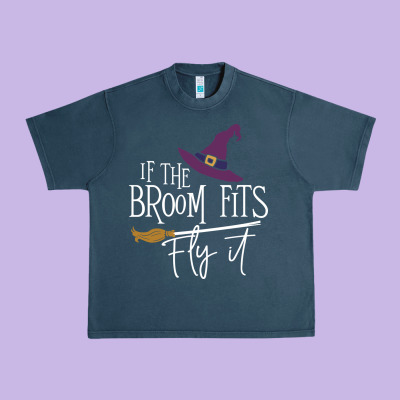 If The Broom Fit Fly It Urban Heavy Tee Designed By Artchic