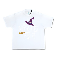 White if the broom fit fly it Urban Heavy Tee - ArtChic