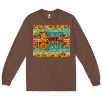 Chestnut Autumn leaves and pumpkin please Long Sleeve Tee - Artiststas