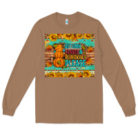 Toasted Coconut Autumn leaves and pumpkin please Long Sleeve Tee - Artiststas