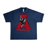 Navy alabama roll tide Urban Heavy Tee - ArtChic
