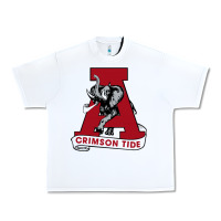 White alabama roll tide Urban Heavy Tee - ArtChic