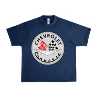 Navy #corvette Urban Heavy Tee - ArtChic