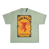 Oil Green fireball cinnamon whisky Urban Heavy Tee - ArtChic