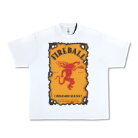 White fireball cinnamon whisky Urban Heavy Tee - ArtChic