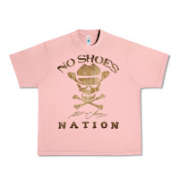 Salmon Shoes nation no shoes nation no shoes nation no shoes nation Urban Heavy Tee - ArtChic