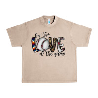 French Oak for the love of the game baseball Urban Heavy Tee - CowhideDigitalArt