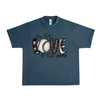 Midnight Navy for the love of the game baseball Urban Heavy Tee - CowhideDigitalArt