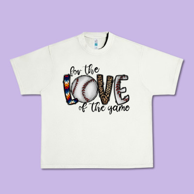 For The Love Of The Game Baseball Urban Heavy Tee Designed By Cowhidedigitalart