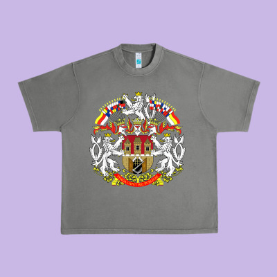 Praha Prague Czech Republic Coat Of Arms Ex Czechoslovakia T Shirt Urban Heavy Tee Designed By Artchic