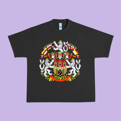 Praha Prague Czech Republic Coat Of Arms Ex Czechoslovakia T Shirt Urban Heavy Tee Designed By Artchic