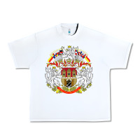 White praha prague czech republic coat of arms ex czechoslovakia t shirt Urban Heavy Tee - ArtChic