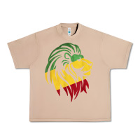 Burro Lion of Judah Reggae, Rasta, Ethiopia Jamaican Roots Urban Heavy Tee - ArtChic