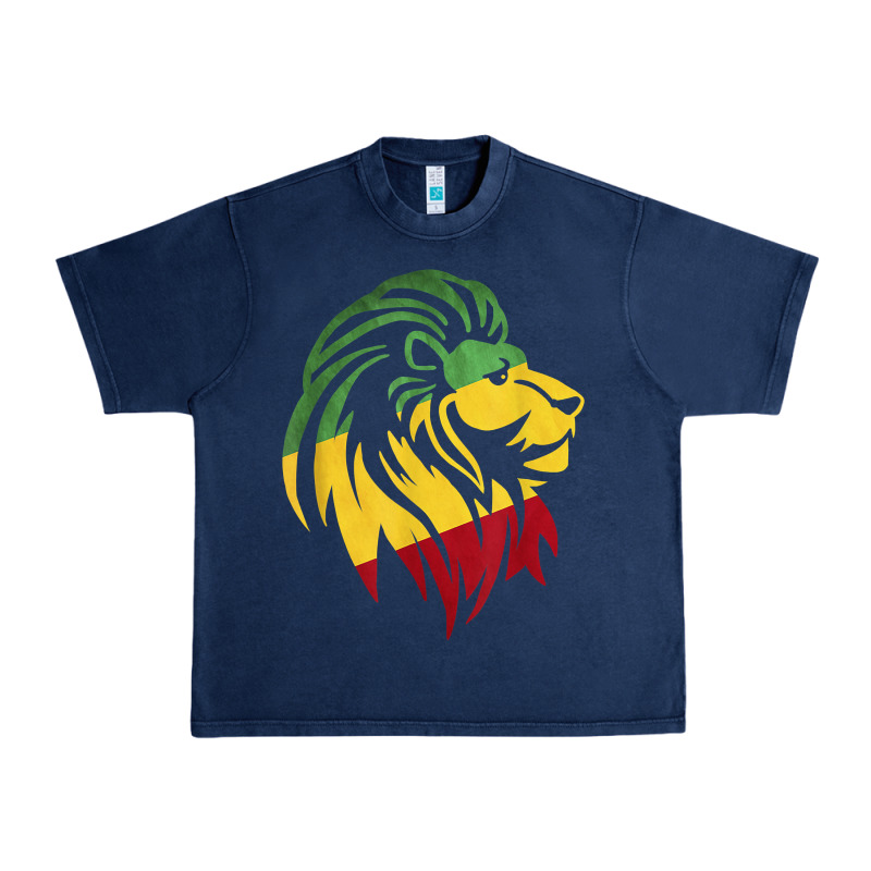 Lion Of Judah Reggae, Rasta, Ethiopia Jamaican Roots Urban Heavy Tee by ArtChic | Teevron