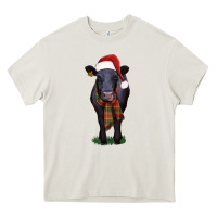 Cream black angus Heavy Core Tee - RanaPortraitStore
