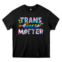 Black Western LGBTQ+ Trans Lives Matter Heavy Core Tee - BundleAndBundleShop