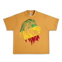 Peanut Butter Lion of Judah Reggae, Rasta, Ethiopia Jamaican Roots Urban Heavy Tee - ArtChic