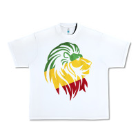 White Lion of Judah Reggae, Rasta, Ethiopia Jamaican Roots Urban Heavy Tee - ArtChic