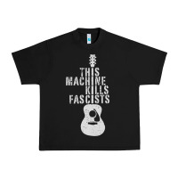 Black This Machine Kills Fascists Urban Heavy Tee - ArtChic