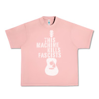 Salmon This Machine Kills Fascists Urban Heavy Tee - ArtChic