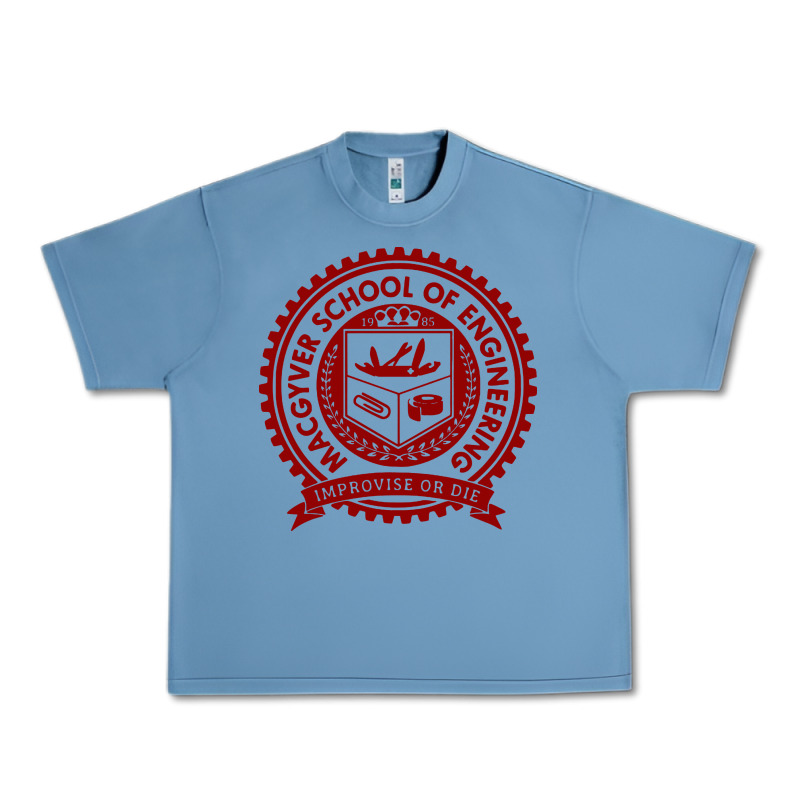 Macgyver School Of Engineering Urban Heavy Tee by ArtChic | Teevron