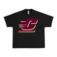 Black The central michigan of chippewas Urban Heavy Tee - ArtChic