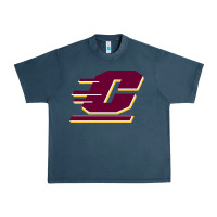 Midnight Navy The central michigan of chippewas Urban Heavy Tee - ArtChic