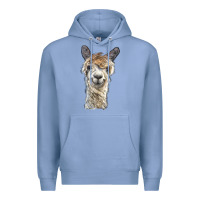 Colony Blue alpaca Premium Hoodie - BarkalooDesign