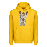 Lemon alpaca Premium Hoodie - BarkalooDesign