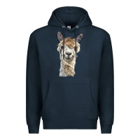 Navy alpaca Premium Hoodie - BarkalooDesign