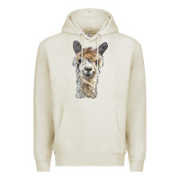 Oatmeal Heather alpaca Premium Hoodie - BarkalooDesign