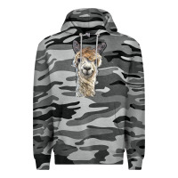 Slate Camo alpaca Premium Hoodie - BarkalooDesign