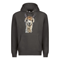 Smoke alpaca Premium Hoodie - BarkalooDesign