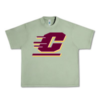 Oil Green The central michigan of chippewas Urban Heavy Tee - ArtChic