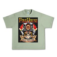 Oil Green firehouse rock love Urban Heavy Tee - ArtChic