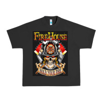 Pigment Black firehouse rock love Urban Heavy Tee - ArtChic