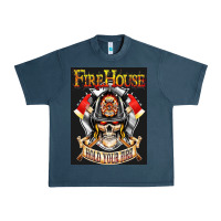 Midnight Navy firehouse rock love Urban Heavy Tee - ArtChic