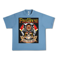Pebble Blue firehouse rock love Urban Heavy Tee - ArtChic