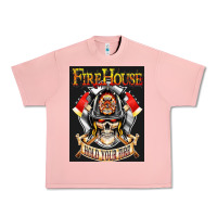 Salmon firehouse rock love Urban Heavy Tee - ArtChic