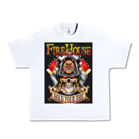 White firehouse rock love Urban Heavy Tee - ArtChic