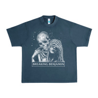 Midnight Navy breaking benjamin 3 Urban Heavy Tee - ArtChic