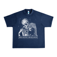 Navy breaking benjamin 3 Urban Heavy Tee - ArtChic