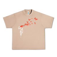 Burro banksy headshot butterfly Urban Heavy Tee - ArtChic